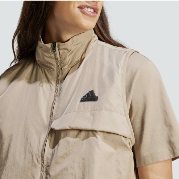 Adidas Unisex Blanch Cargo City Escape Utility Vest - Picture 3 of 6